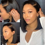 200% Density Undetectable Invisible Top HD Lace 13X6 HD Frontal Lace Bob