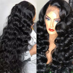 Clean Bleached Knots 360 Top Swiss HD Lace Frontal Wig Free Part | Loose Body Wave