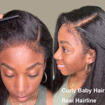 New Arrival Curly Baby Hair 13*6 Top Swiss HD Lace Kinky Straight|Labhairs