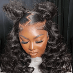 Loose Deep Wave 200% Density Top Swiss HD Lace Wig 100% Human Hair